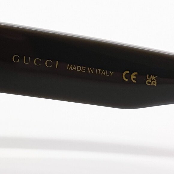 NEW GG1460S 003 GUCCI UNISEX GRAY BROWN SUNGLASSES GUCCI - Picture 10 of 11
